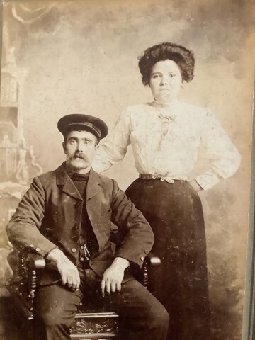 Murdo and Flora Macleod, 12 Habost