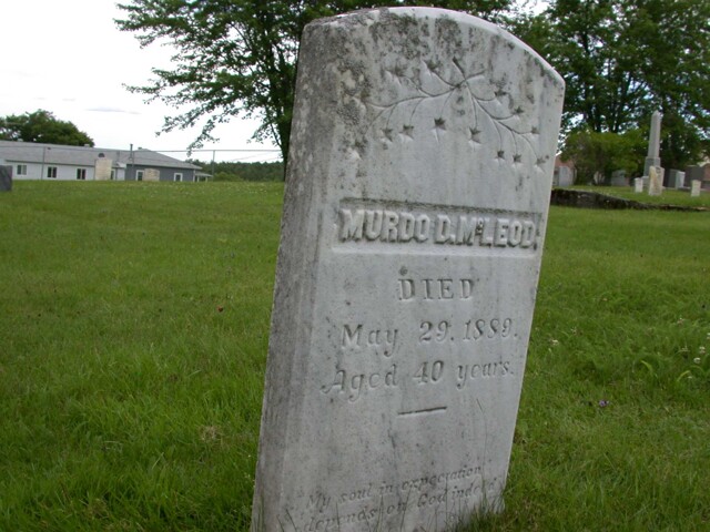 Murdo Macleod Gravestone